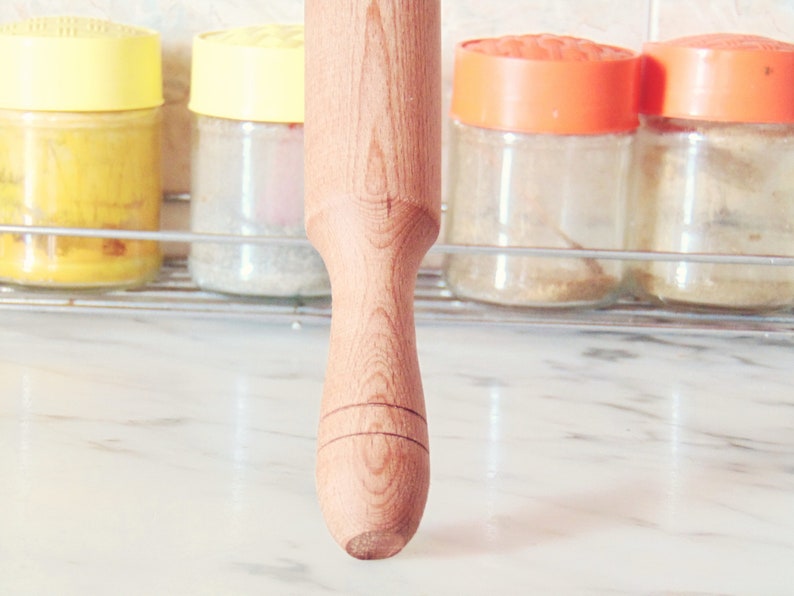 Wood Pastry Pizza French lightweight Rolling Pin Wooden Rolling Pin 19.6 inches ~ 50 cm Wedding gift
