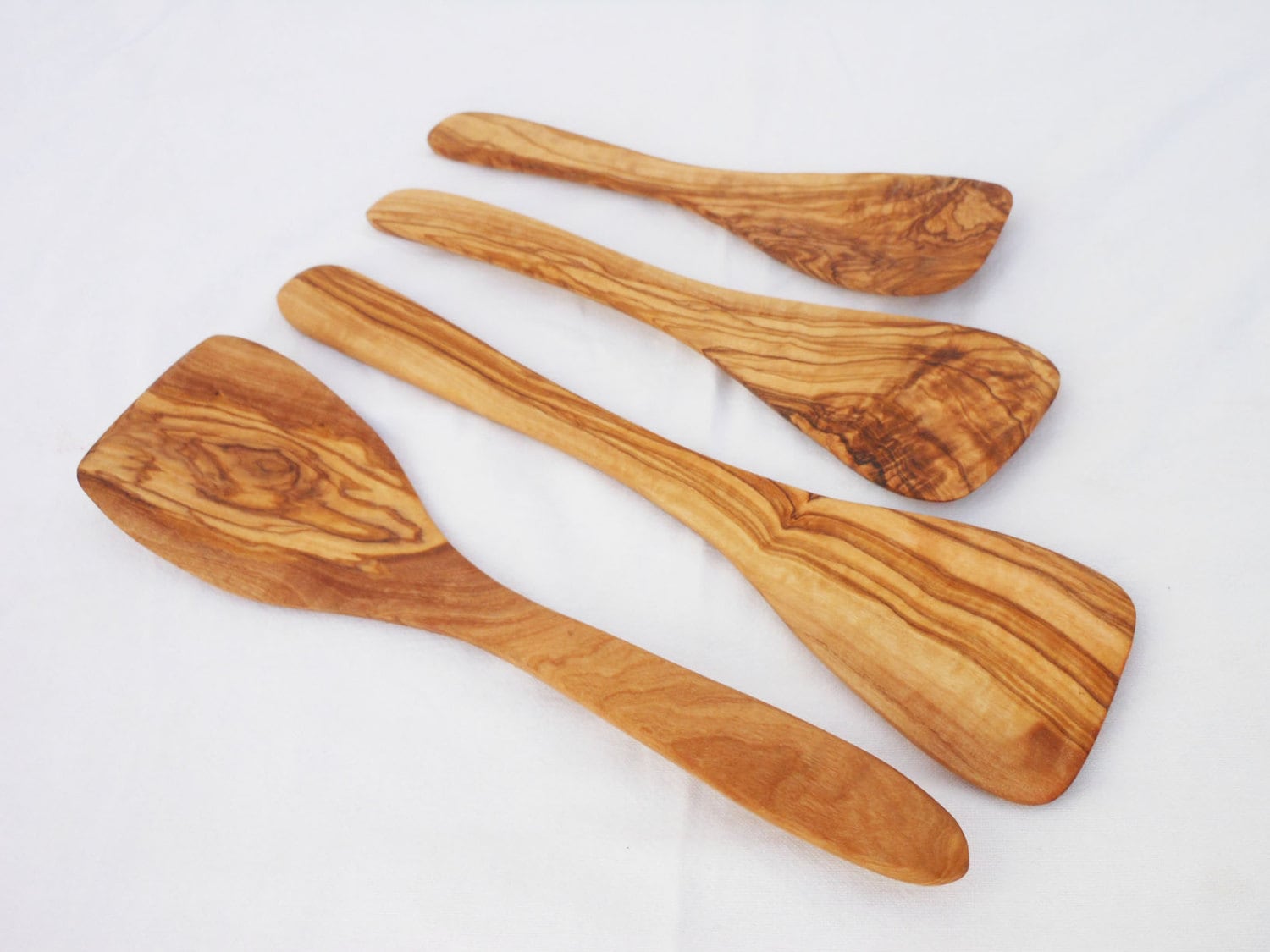 Olive Wood Spatula Set / Wooden Kitchen spatula / Kitchen Etsy