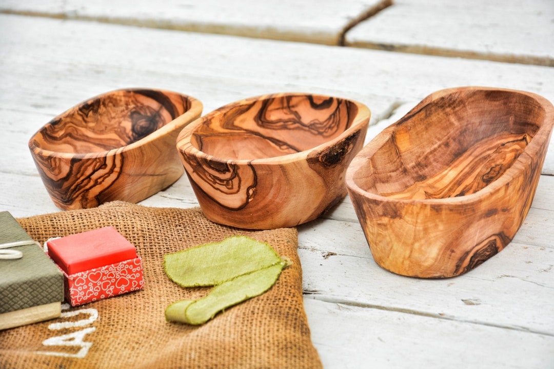 Wooden Rustic Bowl / Exotic Wooden Kitchen Bowl / Rustic Etsy