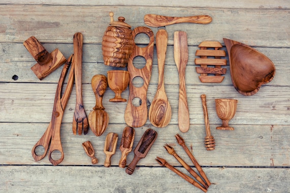 Gift Box Rustic Kitchen Gift Set Wooden Kitchen Set Rustic - Etsy