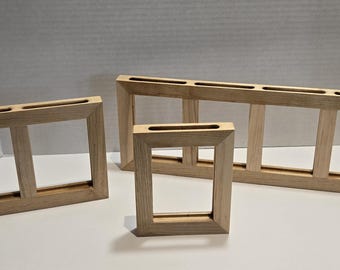 Handmade Maple Trading Card One-Touch Display Holder Frame - For One-Touch Magnetic Holders