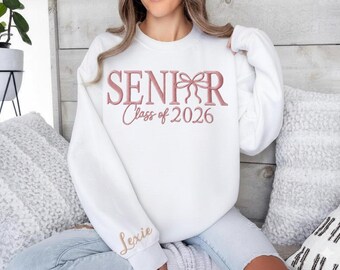 Custom Name Senior Class of 2026 Embroidery Design, Machine Embroidery Pattern (Design Download), 100 Days Class of 2026 Digital Embroidery.