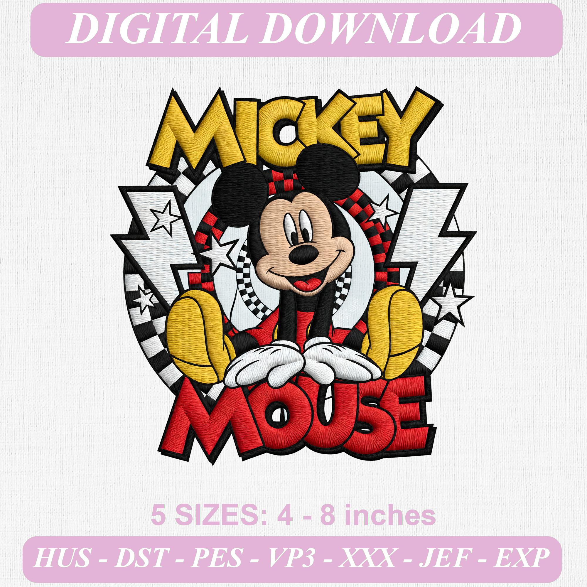 Minnie Mouse Embroidery File Outline - Etsy