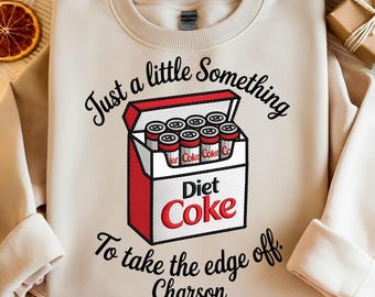 Custom Name Funny Soda Can Pack Embroidery Design | Retro Beverage Box Stitch File | Just a Little Something Quote Embroidery for Design.