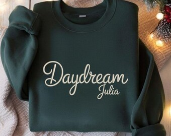 Benutzerdefinierter Name Daydream Cursive Stickmuster, Sofortiger Download, Daydream-Stickerei, Datei für Daydream-Stickerei-Design-Download.