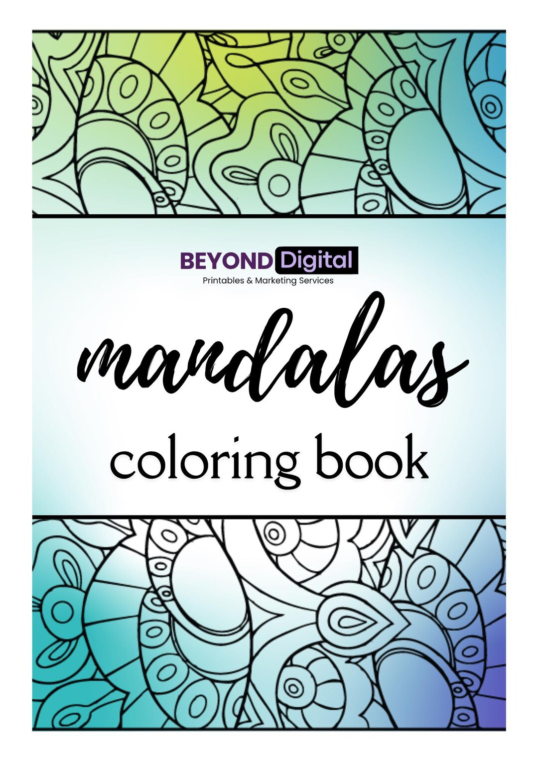 Inspirational Mandalas Coloring Book - Etsy