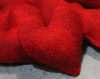 Mini Red Heart Bean Bags (Set of 12): Valentine's Day Decor