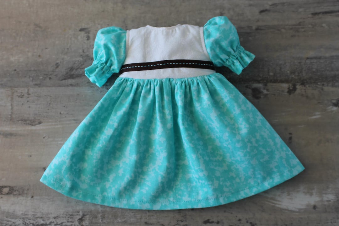 Pastel Aqua Blue Baby Doll Dress, Fits 12 to 13 Inch Baby Dolls - Etsy