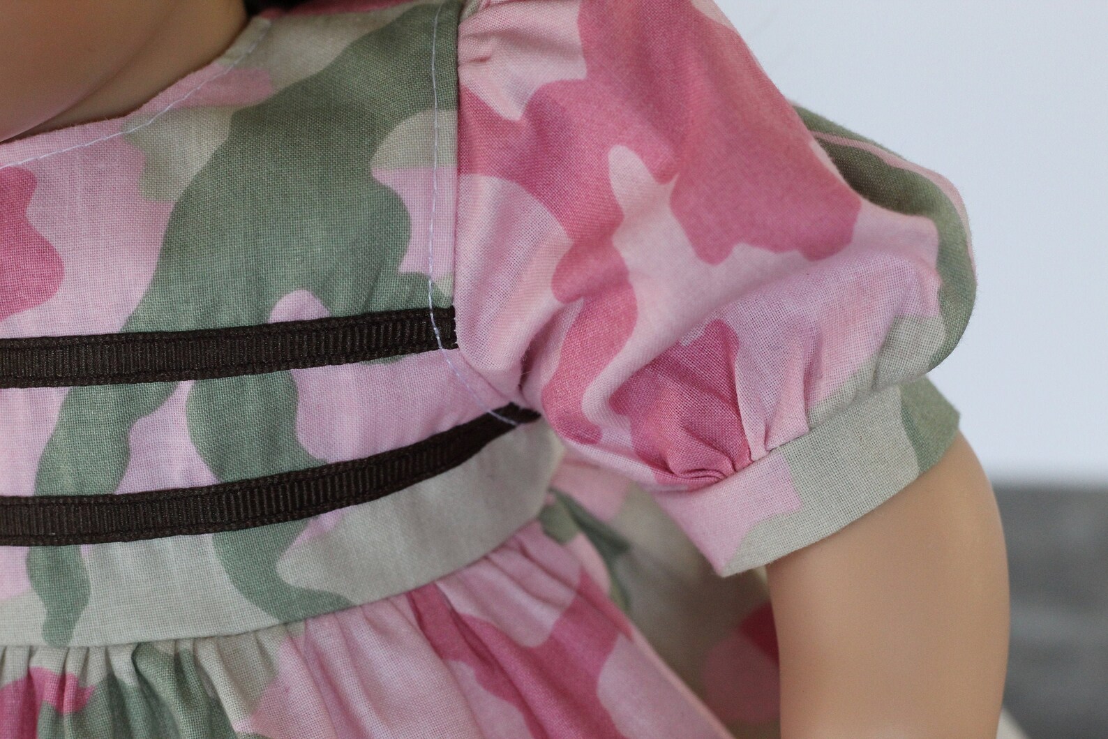 Pink & Green Camo Baby Doll Dress Army Girl Birthday Party Etsy