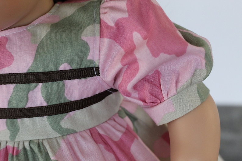 Pink & Green Camo Baby Doll Dress Army Girl Birthday Party Etsy