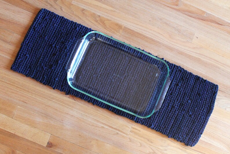 Navy Blue Table Runner Modern Country Rustic Farmhouse Etsy