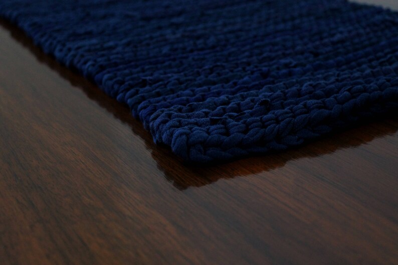 Navy Blue Table Runner Modern Country Rustic Farmhouse Etsy