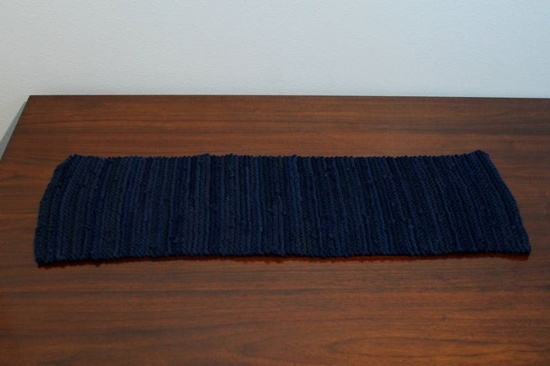 Navy Blue Table Runner Modern Country Rustic Farmhouse Etsy