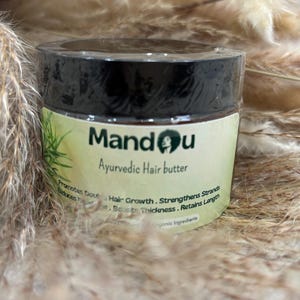 Ayurvedic Hair Butter | Natural Pro-Growth Treatment, 4oz