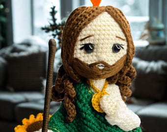 San Juditas Crochet Pattern / Pdf Amigurumi San Juditas/ St. Jude Amigurumi pattern/Crochet Pattern St Jude Amigurumi