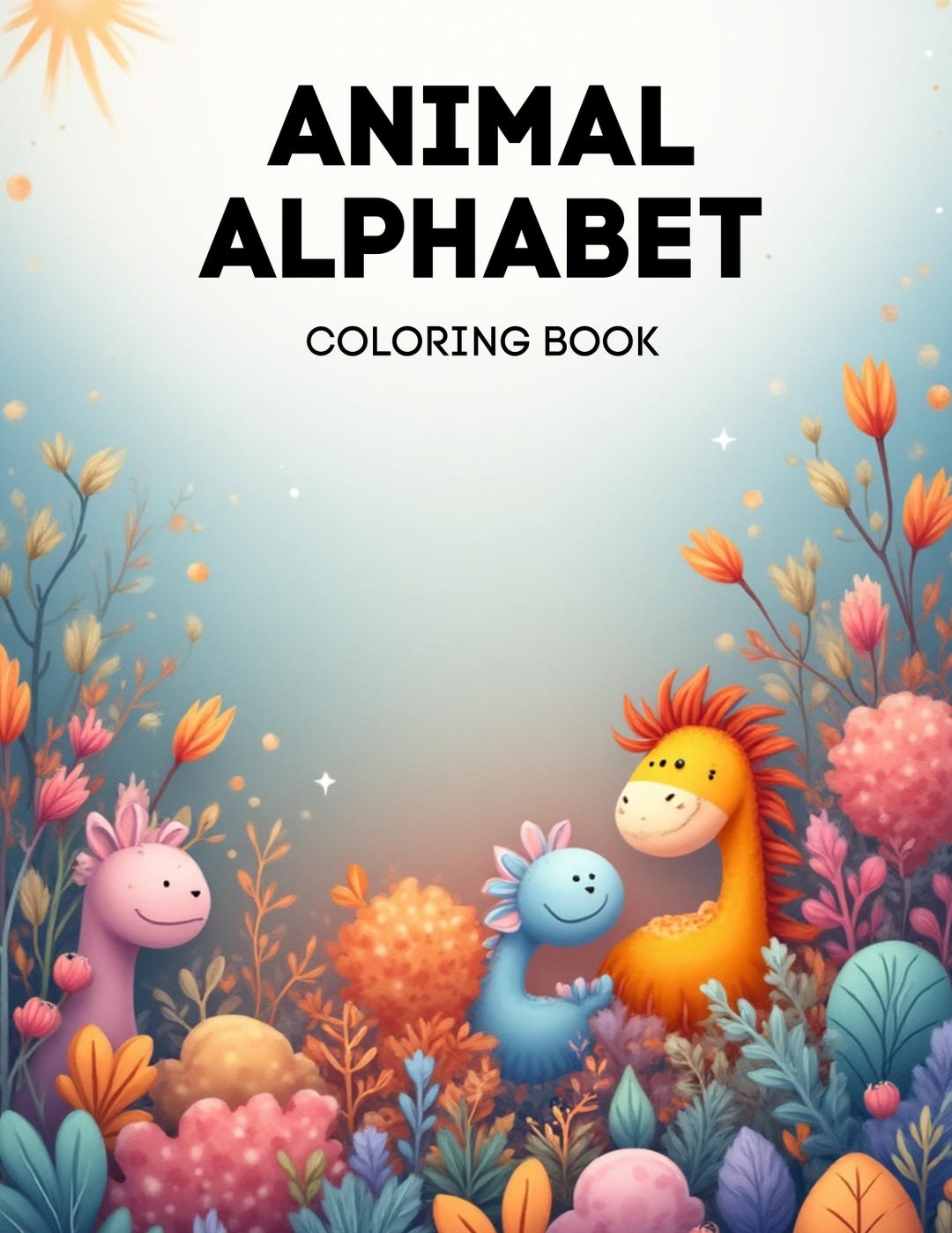 Animals ABC Coloring Book for Kids | Educational Printable (digital ...