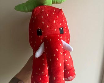 Steal A Brainrot Plush Strawberry Elephant plushie