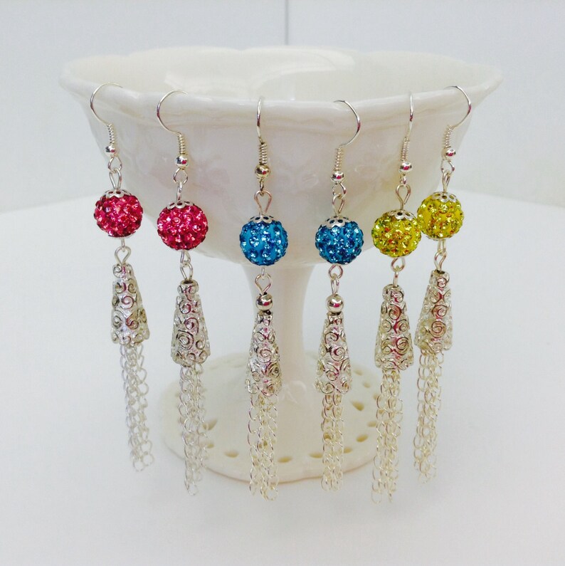 Shamballa earrings Clearance