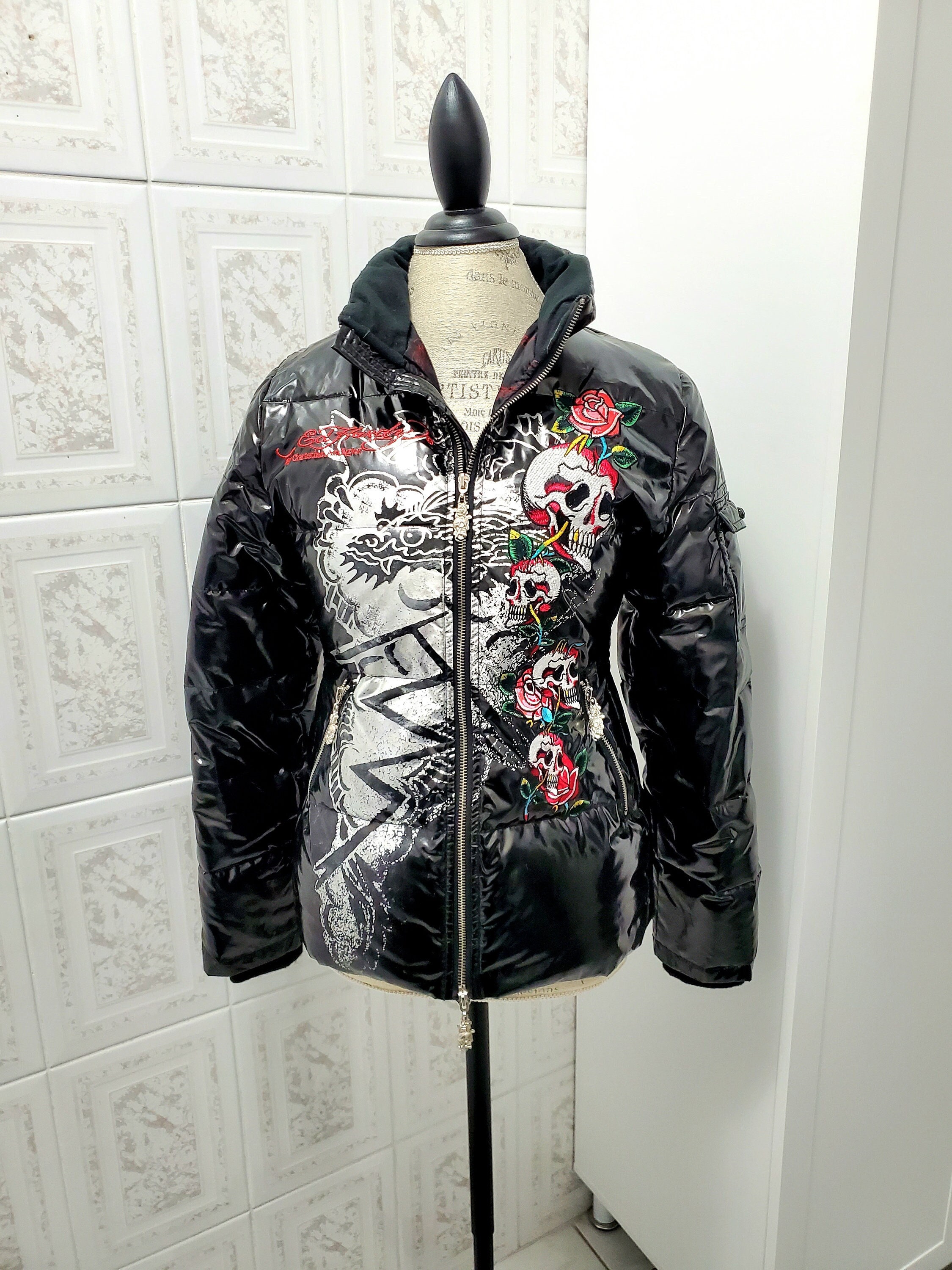 Ed hardy jacket mens clearance