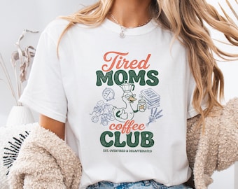 Tired Moms Duck Shirt, Comfort Colors Funny Motherhood Tee, Exhausted Mom Gift, Mom Life