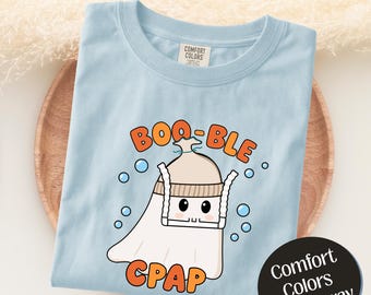 NICU Boo-ble CPAP Comfort Colors Shirt MULTIPLE COLORs
