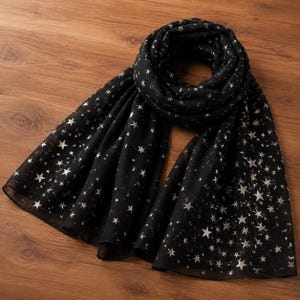 Star Silk Scarf - Etsy