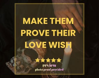 Faça-os provar seu desejo de amor • Ritual de compromisso e honestidade • Teste de devoção no mesmo dia