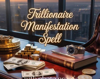 Feitiço de Manifestação Trilionária, Ritual de Riqueza e Abundância de Elite, Liberdade Financeira/Prosperidade, Alinhamento Energético Personalizado por Nyra