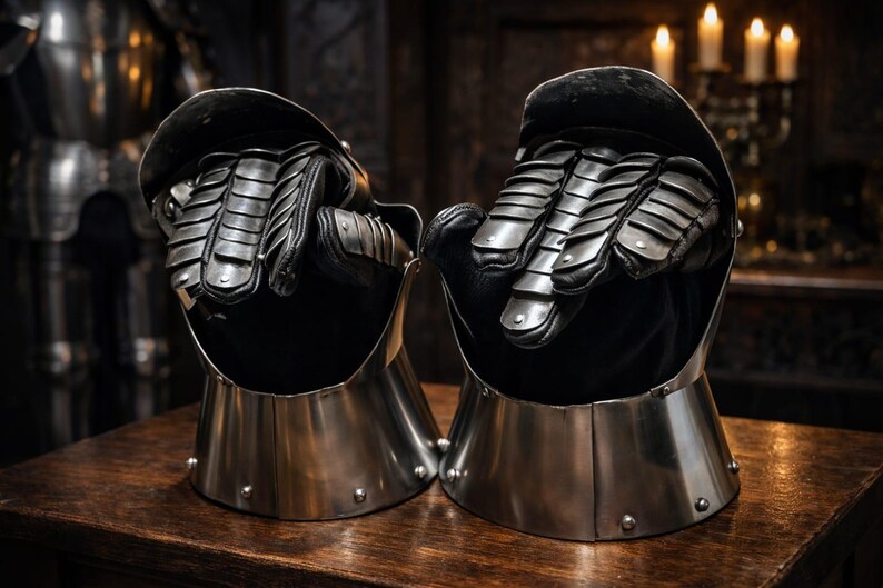 Handmade Medieval Steel Gauntlet Gloves, 15th Century Knight Armour - Etsy