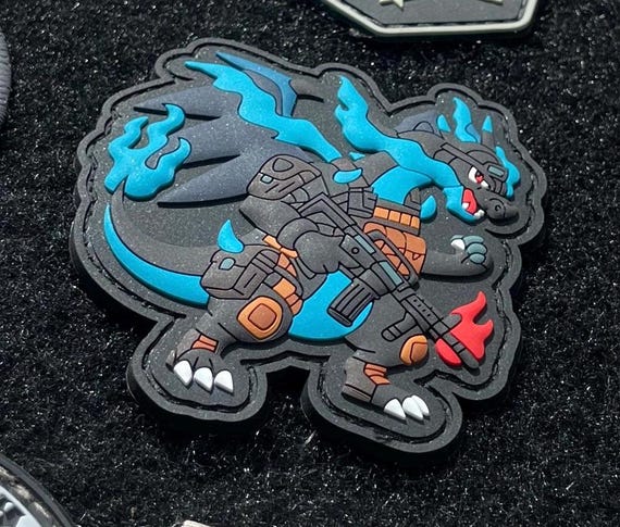 Tactical Charizard PVC Patch | Velcro Morale Patch