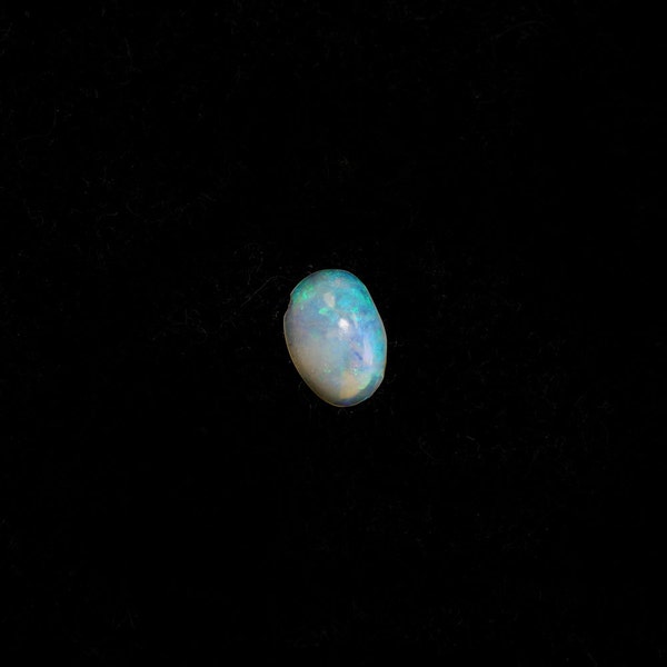 Australian Opal Oval Cabochon Coober Pedy Australian Opal Blue Purple Semi Precious Gemstone