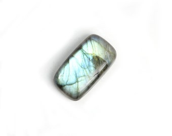 Labradorite Oval Cabochon 32 ct Huge Blue Flash Semi Precious Gemstone