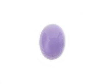 Oregon Holley Blue Agate Oval Cabochon Periwinkle Purple Semi Precious Gemstone