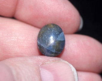 Star Sapphire Round Cabochon 10 cts Natural Blue Precious Gemstone July Birthstone