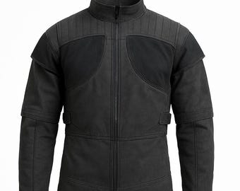 Combinaison de vol tactique noire | Combinaison cosplay science-fiction