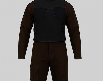 Traje mandaloriano único inspirado en Star Wars / Perfecto para fans y cosplayers / Ideal para proyectos mandalorianos / Conjunto de 3 piezas hecho a medida