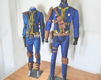 Fallout Vault 33 & 101 Cosplay Suit: Gamer Costume with Leather Belt