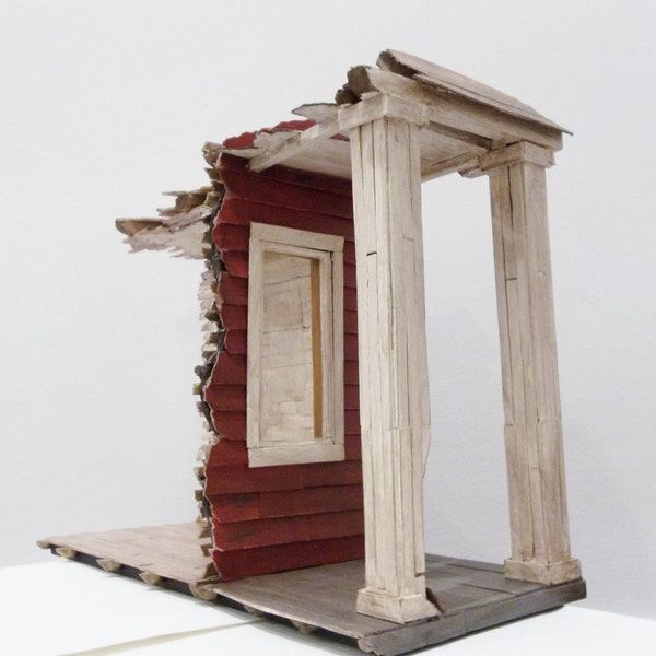 Red Farmhouse Ruin