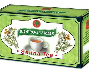 Bioprogramme Senna Tea – Delicato sollievo naturale dalla stitichezza – 20 bustine di tè
