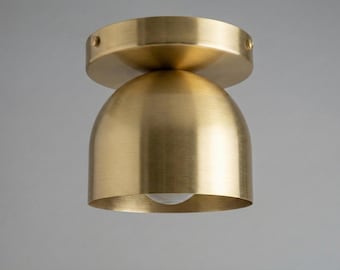 Modern Brass Ceiling Light - Minimalist Lighting - Lighting - Ceiling Light - Kitchen Lighting
