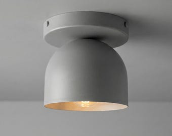 Brass Flush Mount - Minimalist Lighting - Lighting - Ceiling Light - Kitchen Lighting