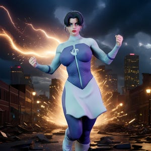 Anira Velas STL 3D Print Figurine | Galactic Vanguard Stl Statue | Original Stl 3D Printable Battle Armor Heroine Model for Collectors