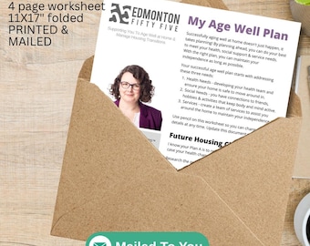 MAILED - Age Well Planner | 55+ Worksheet | Seniors Resource