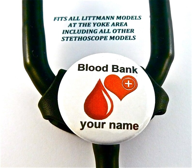 3M Littmann Bling ID Stethoscope name tag Fits all Littmann Etsy