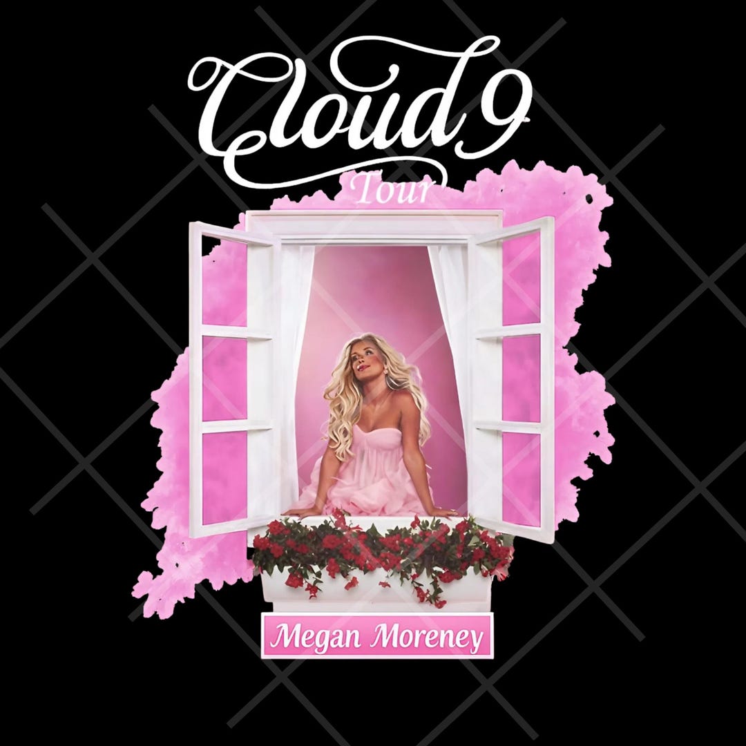 Megan Moroney Cloud 9 Tour PNG Design, Country Music Fan Art Graphic ...