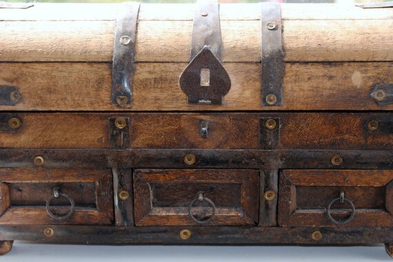 Fine Art Photography Print, Still Life, Wood Treasure Chest With Metal Embellishments, Rustic Home Decor, Wall Art, Gifts, Photo Prints
