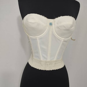 Vintage carnival long line bra 34b