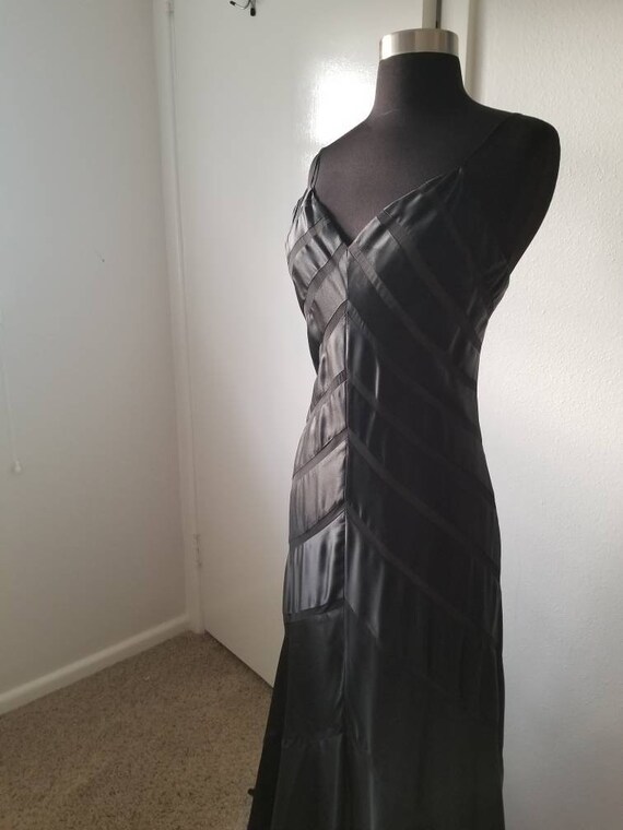 Beautiful black silk bias cut gown