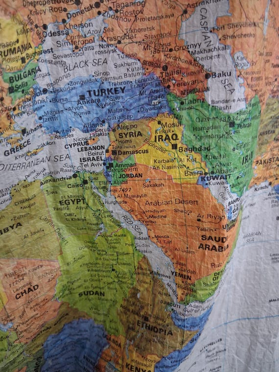 World map paper jacket - image 11