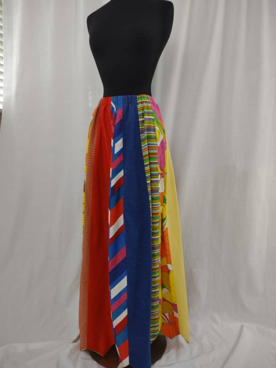 1970s handmade maxi skirt - image 3